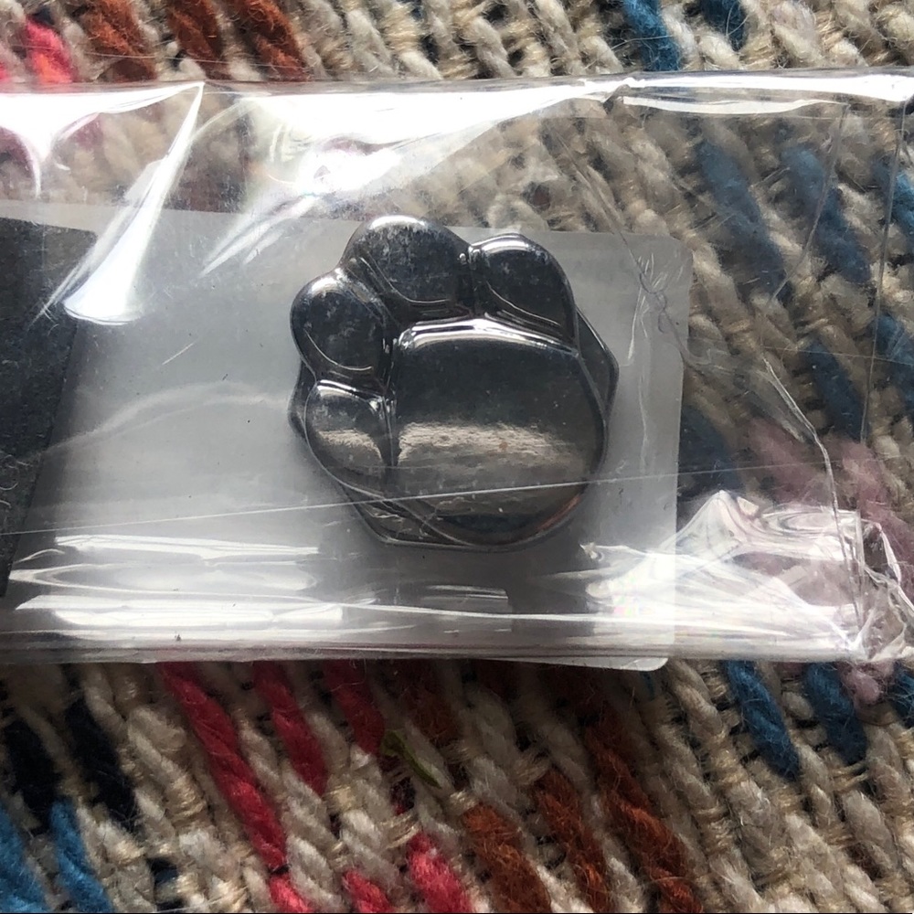 Paw Print Charm Silver